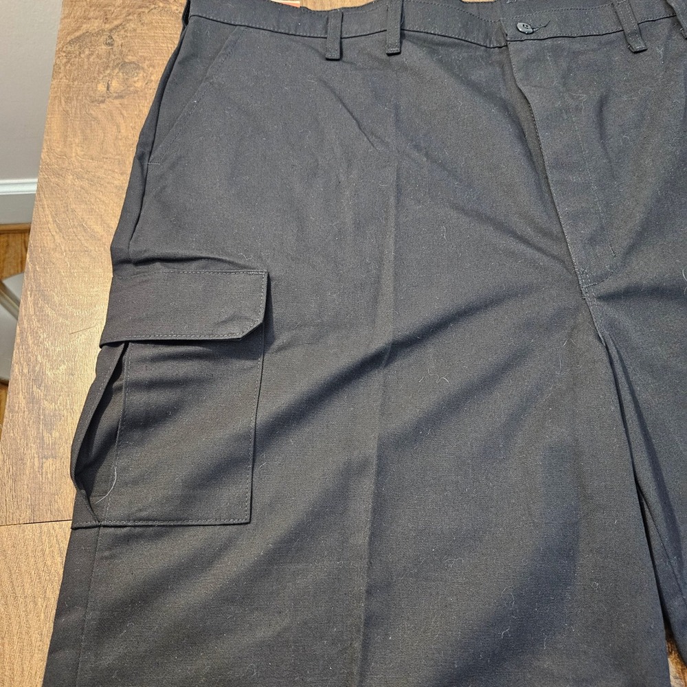 Red Kap Mens Black Cargo Work Shorts PT66BK0 Size 50 New With Tags Workwear - Picture 6 of 7